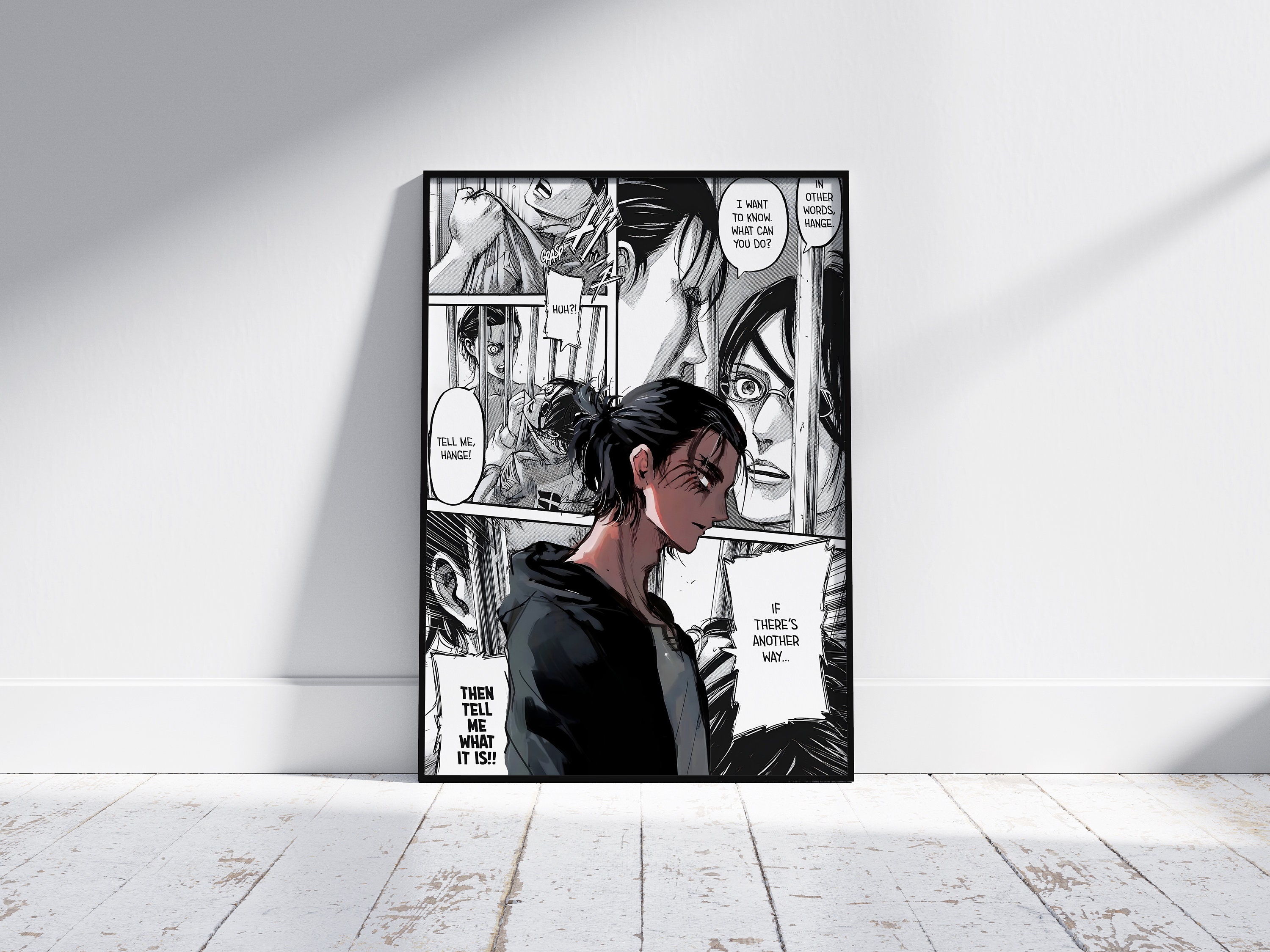 VEENSHI set of 20 attack on titan manga pages wall poster | A4 size  (11.9x8.3 inch) 300 GSM Poster