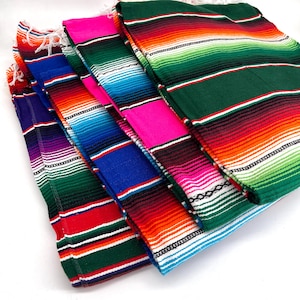 Multi-Colored Serape Blanket