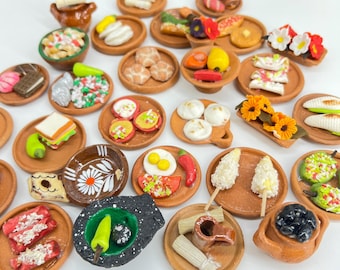Set of (10) Assorted Mexican Miniature Dishes for Día de los Muertos Ofrenda