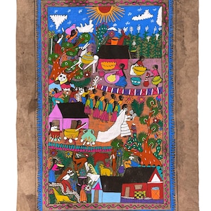 Mexican Storytelling Amate Paintings