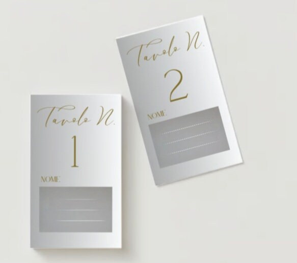 Set of Elegant Fillable Seat Markers. Place Marker - Etsy