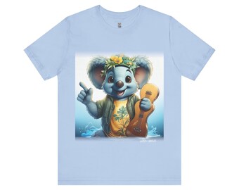 Happy Koalas - Jammy - T-Shirt Unisex on 5 Colours - 6 Sizes - Koala T-Shirt - Reflect Positivity through Energizing Wear - Koalas T-Shirt