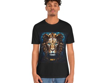 Lion T-Shirt Rey by MightySouls - Unisex - Leon 3 - Reflect Positivity through Energizing Wear