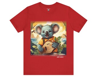 Happy Koalas - Finn - T-Shirt Unisex on 5 Colours - 6 Sizes - Koala T-Shirt - Reflect Positivity through Energizing Wear - Koalas T-Shirt