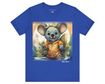 Happy Koalas - Milo - T-Shirt Unisex on 5 Colours - 6 Sizes - Koala T-Shirt - Reflect Positivity through Energizing Wear