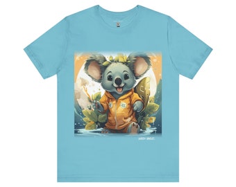 Happy Koalas - Milo - T-Shirt Unisex on 5 Colours - 6 Sizes - Koala T-Shirt - Reflect Positivity through Energizing Wear - Koalas T-Shirt