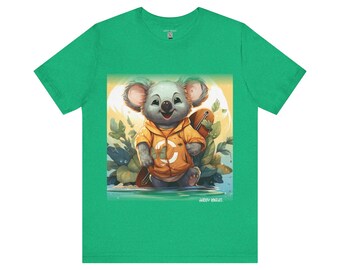 Happy Koalas - Huggy - T-Shirt Unisex on 5 Colours - 6 Sizes - Koala T-Shirt - Reflect Positivity through Energizing Wear - Koalas T-Shirt