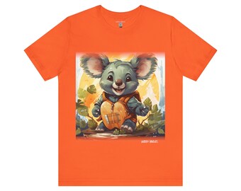 Happy Koalas - Casey - T-Shirt Unisex on 5 Colours - 6 Sizes - Koala T-Shirt - Reflect Positivity through Energizing Wear - Koalas T-Shirt