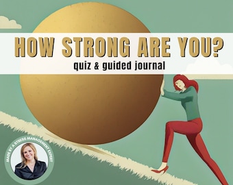 Cuestionario sobre resiliencia y sugerencias del diario para desarrollar la fuerza mental y aliviar el estrés