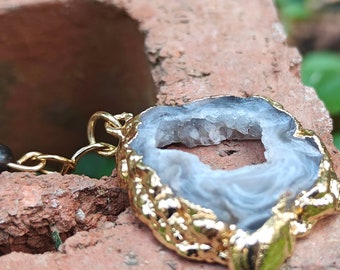 Agate Keychain