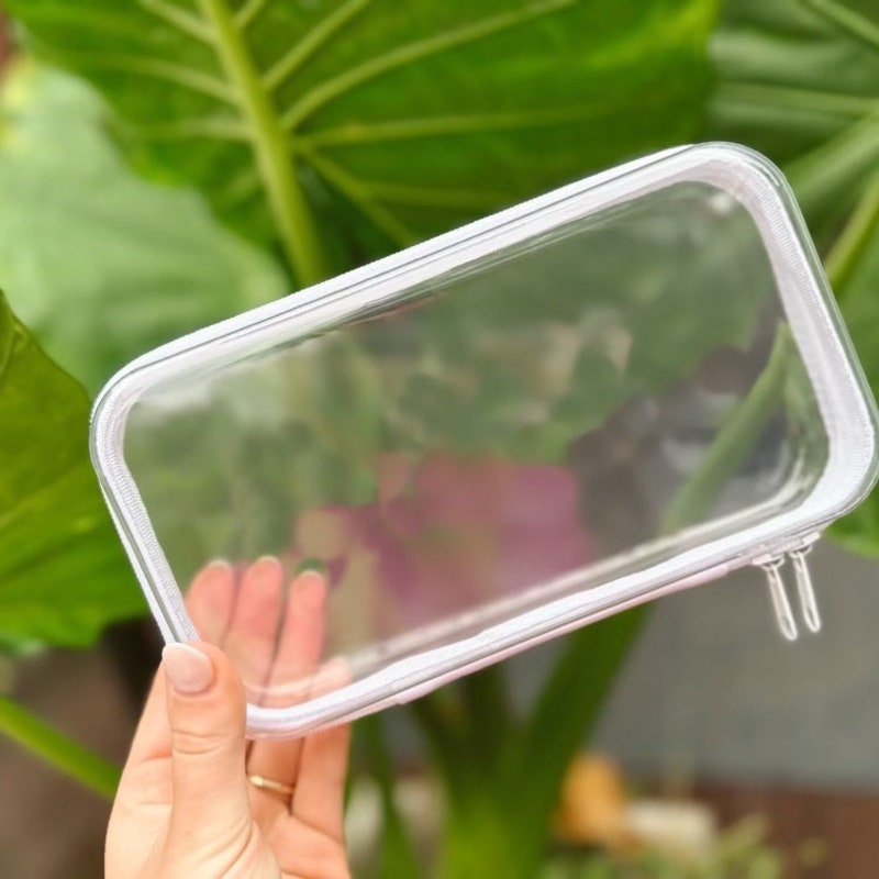Clear Transparent Pencil Case - Etsy