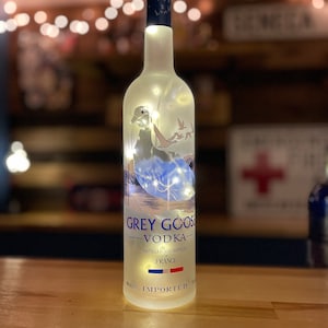 Grey Goose Wodka Flasche Licht