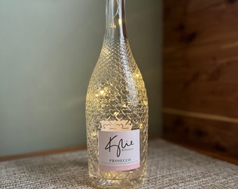 Kylie Minogue Heart Prosecco Bottle Light