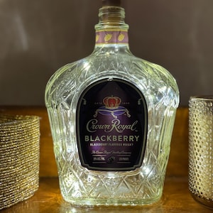Crown Royal Whiskey Bottle Light