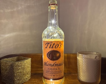 Tito’s Vodka Bottle Light