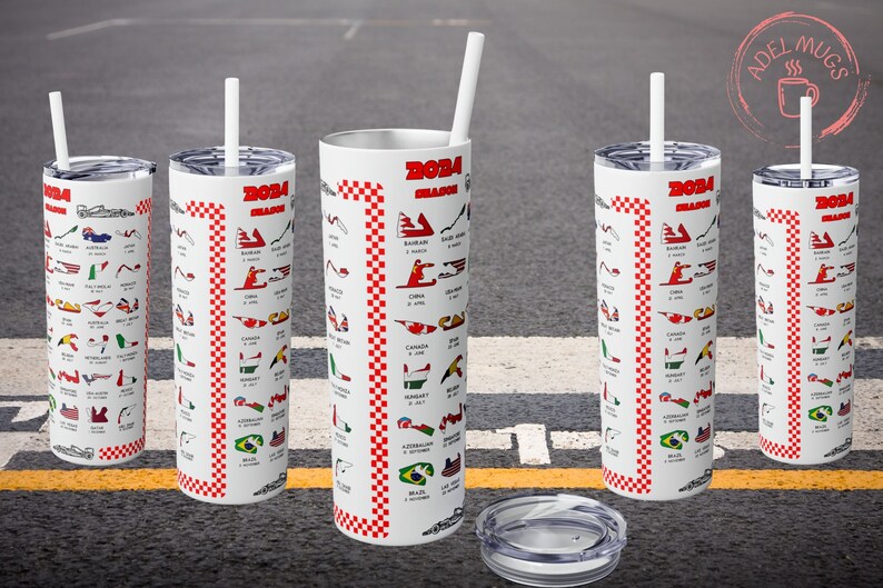 Formula 1 2024 Race Tracks With Country Flags Race Schedule High