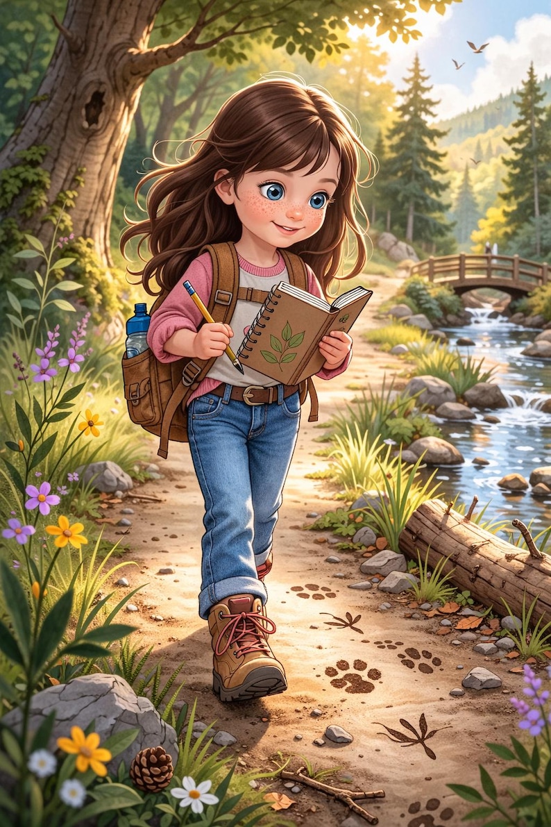Personalisiertes Kinder-Abenteuerbuch mit Name & Foto | Benutzerdefinierte Kinder Geschichte | Bärenwald Story | Druckbares oder Hardcover Geschenk für Kinder Bild 9