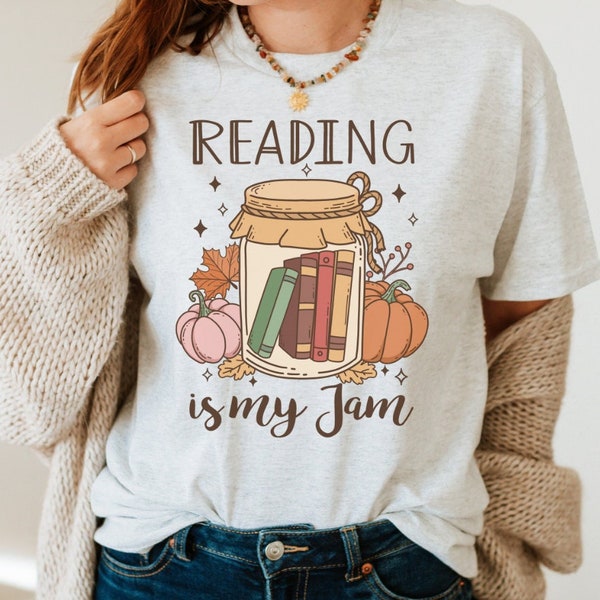 Reading is my Jam T-Shirt | Book Shirt | Shirt für Leseratten | Book Lover Shirt | Geschenk Idee