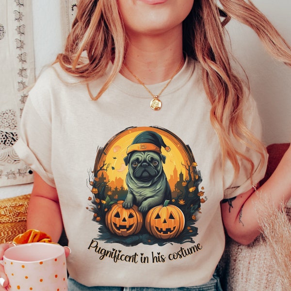 Pug halloween shirt | Cute halloween shirt | Halloween Mops T-Shirt | Hunde Shirt Halloween | Pug shirt | Dog halloween shirt