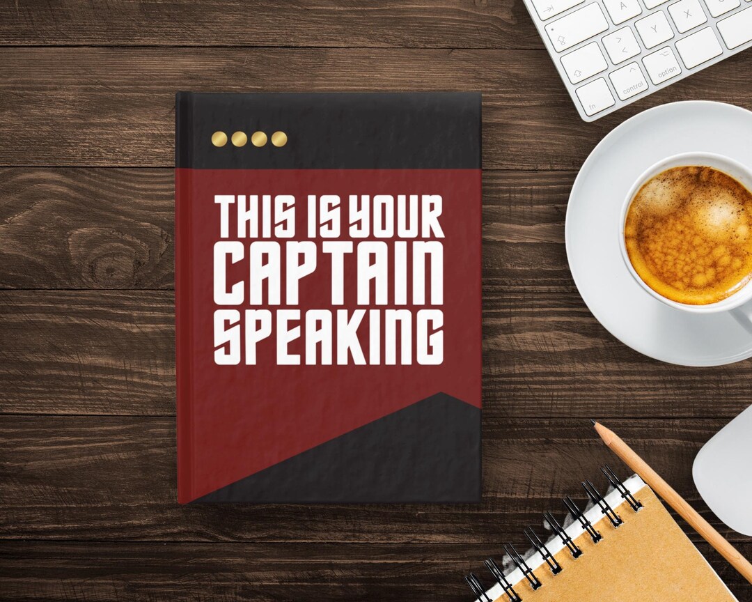 This is Your Captain Speaking Journal Spiral Ruled Stars Hardcover ...