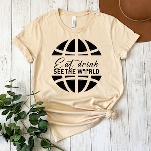 Epcot Globe Trotter Tee, Disney style, Park magic, Character tees, Magical, Mickey