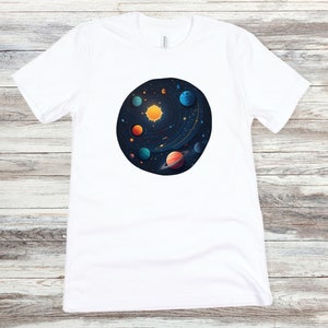 Space Telescope View Tee: Celestial Universe Art Shirt