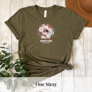 Memento Mori Shirt - Gothic Skull Floral Art - Stoic Quote Tee | Unisex T-Shirt, Gift For Philosophers & Artists