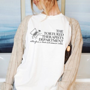 TPD Therapist Shirt Therapy Notes Progress Notes Physical Therapy Respiratory Therapist Tshirt School Psychologist Tee Tortured Poets Shirt