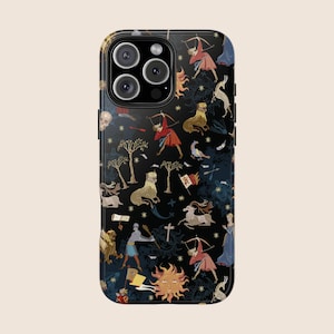 90-tals himmelskt telefonskal Whimsigoth iPhone 16 15 14 Stugahäxa Estetik Samsung S24 S23 Ultra Trendig Alt Goth Fe Castlecore Gåvor