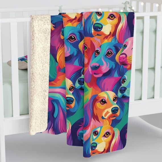 Dachshund Rainbow Beach Blanket Dachshund Rainbow Beach Blanket