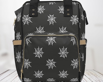 Goth Baby Diaper Bag Backpack Goth Mom Gift Gothic Baby Clothes Halloween Bag Boy Diaper Bag Girl Neutral Tote Cute Punk Toddler Bag Travel