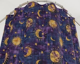 Duschvorhang Whimsigoth 90er Jahre Celestial Sonne Mond Badezimmer Dekor Himmlische Sterne Cottagecore Fee Grunge Goblincore Decor Fairycore Badezimmer