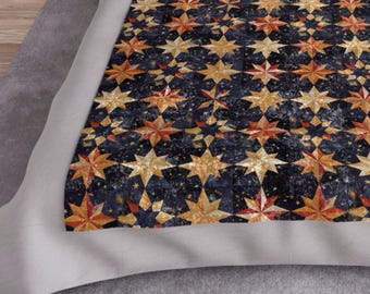 Whimsigoth Decor 90s Celestial Crushed Velvet Throw Blanket Couch Fairy Grunge Fall Cozy Gothic Bedding Witchy Stuff Witchcore Cottagegoth