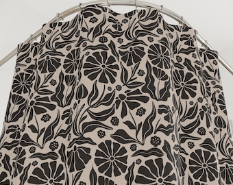 Floral Shower Curtain Boho Dark Bathroom Decor Whimsigoth Fabric Shower Curtain Earthy Dopamine Decor Cute Aesthetic Girly Home Mid Century