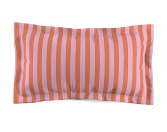 Striped Pillow Sham Standard King Size Boho Pillow Covers