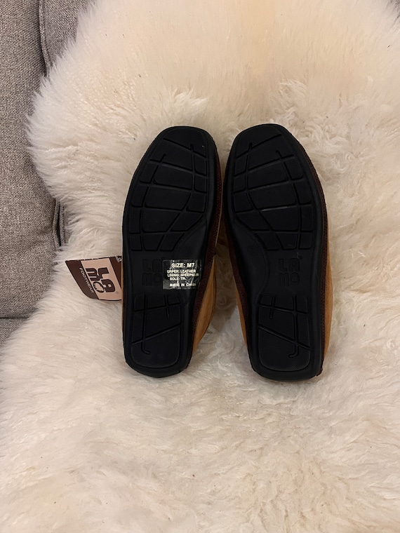 New Without Tag Lamo Slippers Genuine Leather Sheepskin Tan Dark Brown Brown LAMO US Size 8 Slippers for Women for sale | eBay main image 4