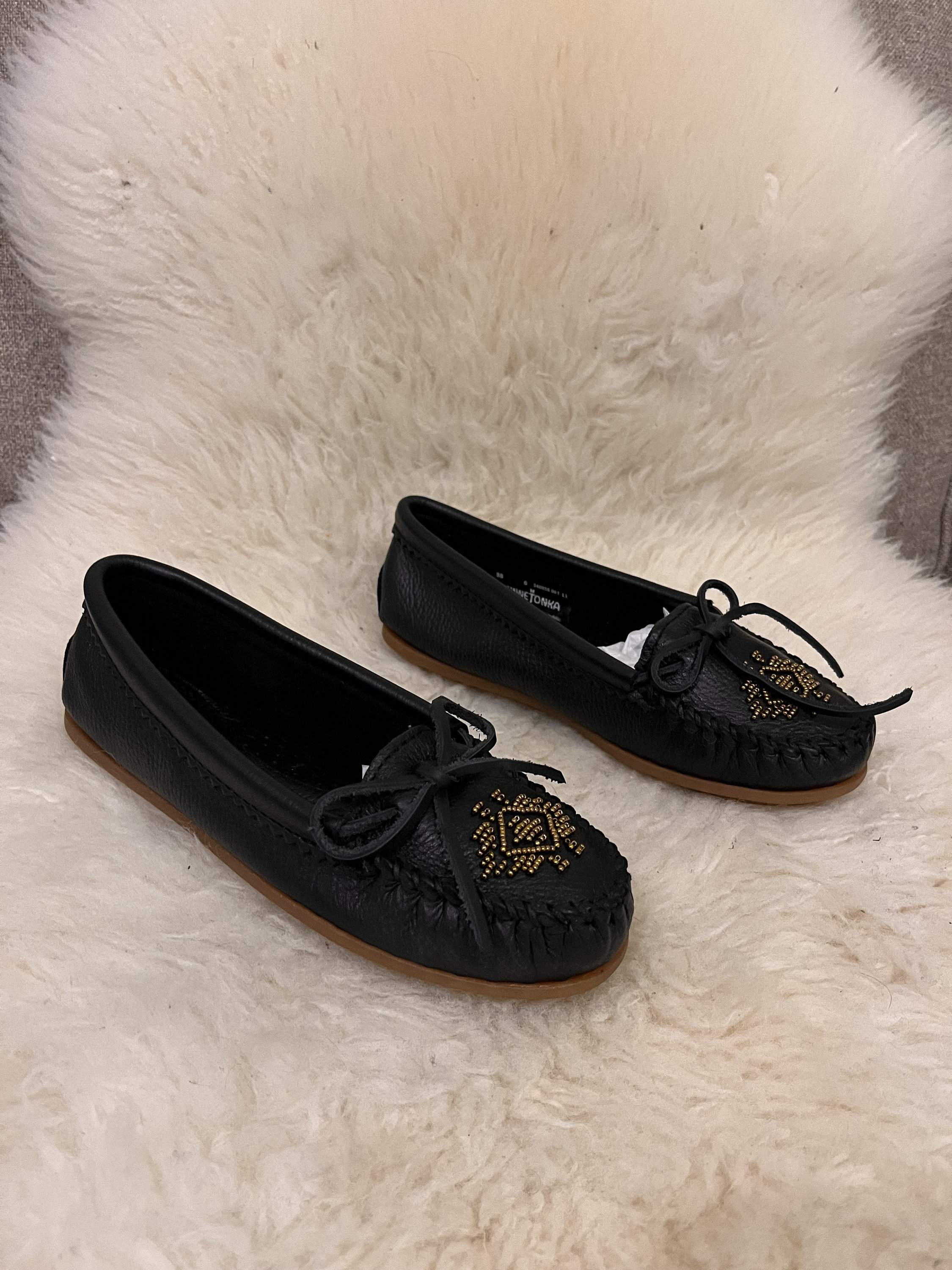 Minnetonka Deerskin Beadeu Moccasins - Etsy
