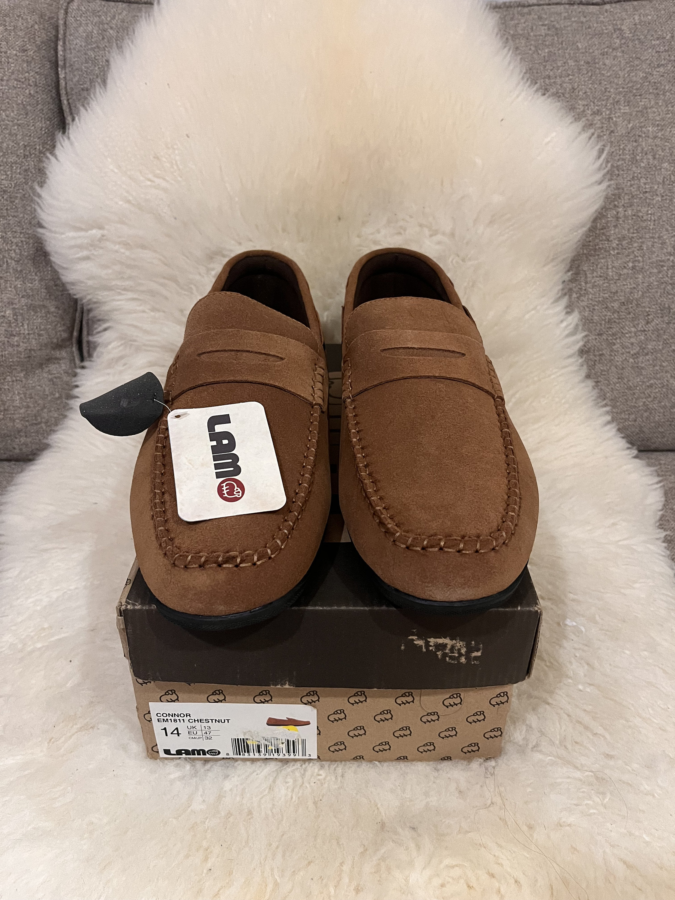 NEW Lamo Men\'s Connor Penny Loafer Moccasin In Chestnut | Size 10 Como Penny Loafer (Men) | Nordstrom main image 2