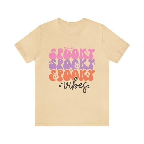 Spooky Vibes Unisex T-Shirt | Spooky Tee, Halloween Shirt, Creepy, Haunted, Costume, Ghostly, Pumpkin, Scary, October 31st