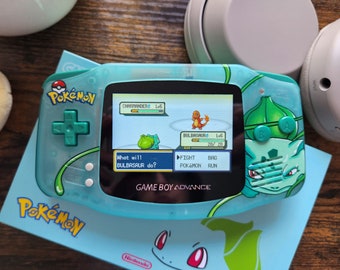 GameboyAdvanced Restauriert und IPS Screen Upgrade - Bisasam Edition