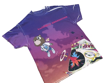 KanYe West Graduation All Over Print Tee Shirt