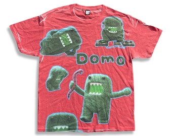 DOMO All Over Print Tee Shirt Red