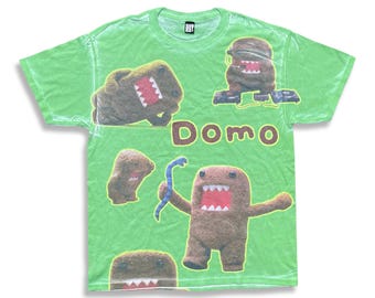DOMO All Over Print Tee Shirt Green