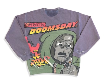 MF DOOM Operation Dooms Day All Over Print Album Crewneck Sweatshirt