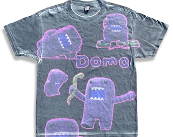 DOMO All Over Print Tee Shirt Black
