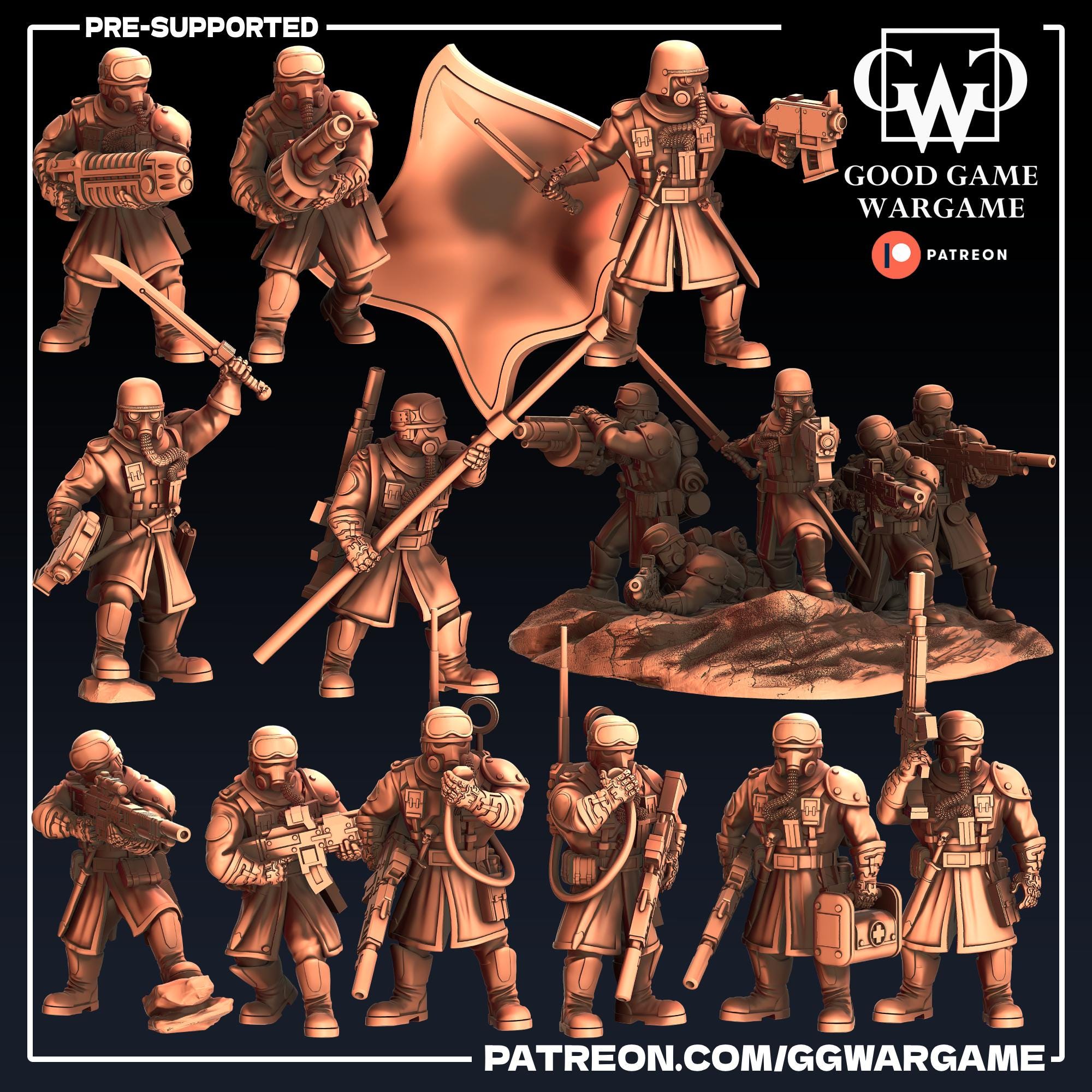 ウォーハンマー アストラミリタルム　steel legion squad Steel Legion Squad – Alpha Omega Hobby