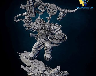 Orc Boss with Claw and Shooter - Sci-Fi  - Meshbrain
