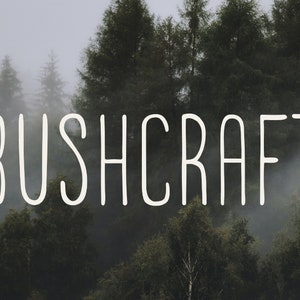 Bushcraft Handwritten Script Font