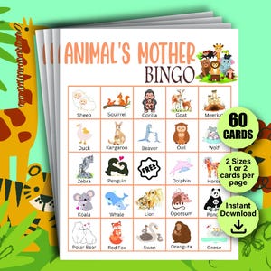 Mother&#39;s Day Bingo, Mother&#39;s Day Themed Activity, Mother&#39;s Day Bingo Cards, Mother&#39;s Day Activity For Kids, Kids Mother&#39;s Day Party Game