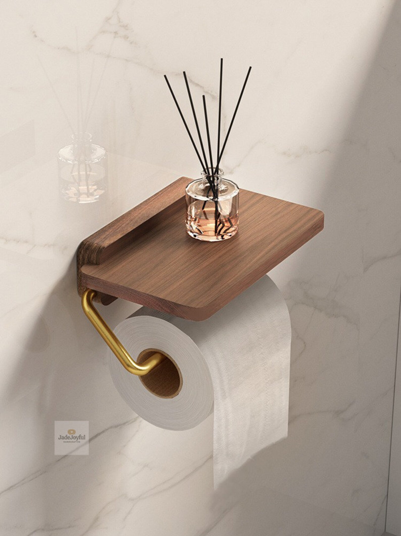 Handmade Bathroom Tissue Holder, Fun Toilet Paper Storage, Modern Toilet Paper Hanger